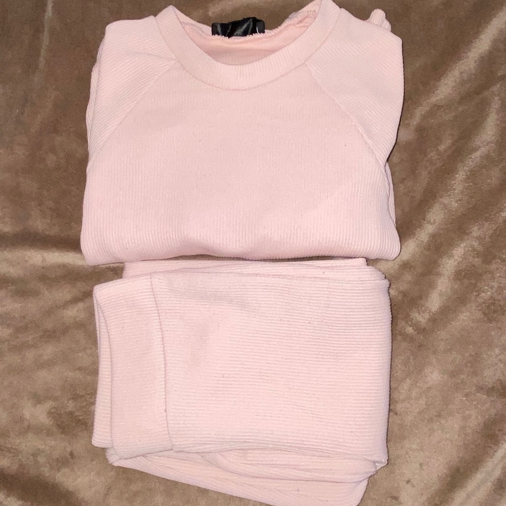 Pastel Pink Matching Set.